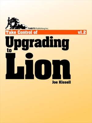 cover image of Take Control of Upgrading to Lion
